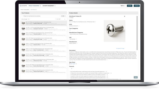 Acadia - Sample Fastener Data